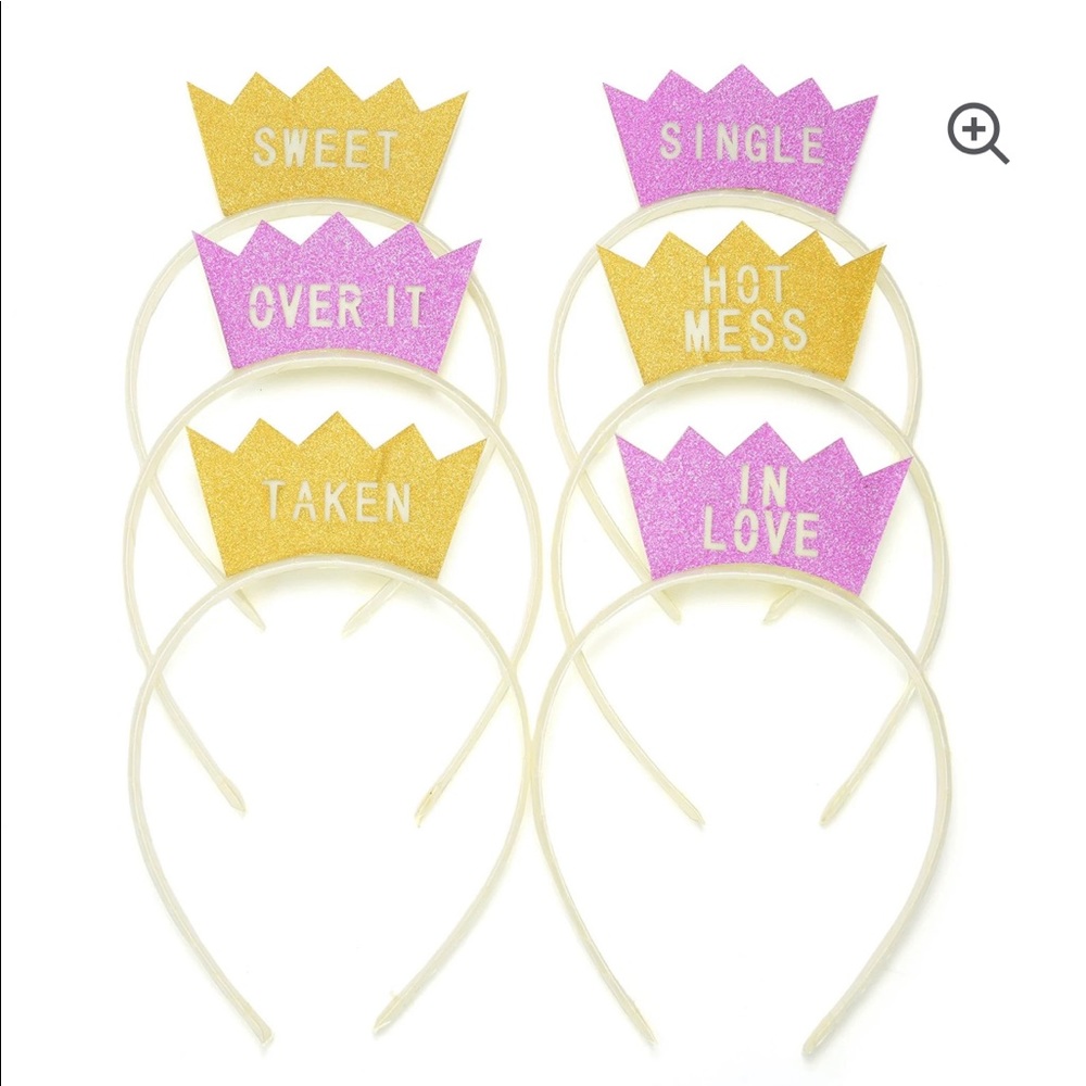Assorted headbands for bachelorette party